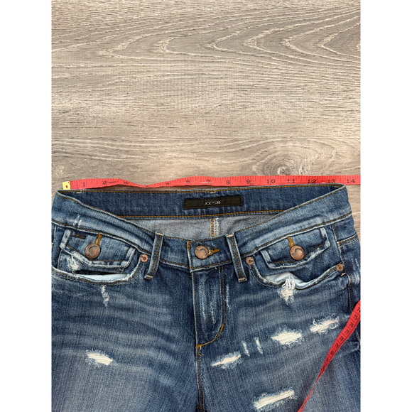 Joe's Jeans Provocateur Size W 25 Stretch Boot Cut Distressed/Frayed - Picture 5 of 8